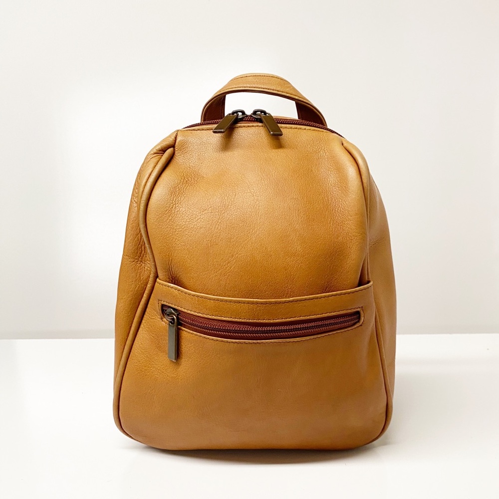 Vintage Wilsons Leather Brown mini Backpack (Camel